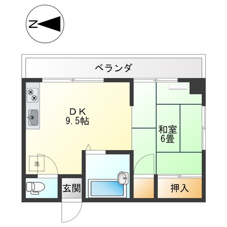 花笠マンションの物件間取画像